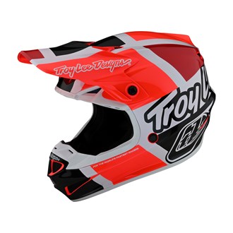 YOUTH SE4 POLYACRYLITE HELMET QUATTRO RED / CHARCOAL
